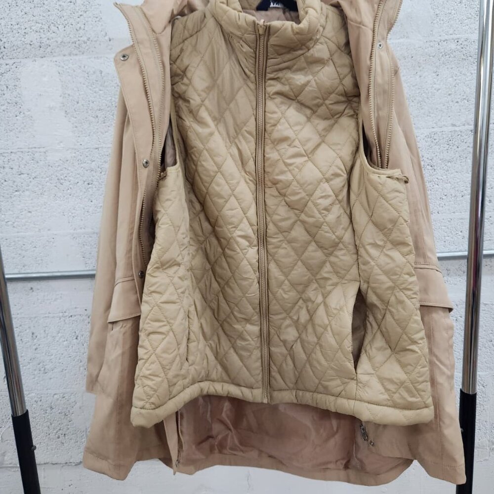 Lands' End Women's 3-in-1 Systems Jacket Tan Size XL New Without Tags - Picture 10 of 16